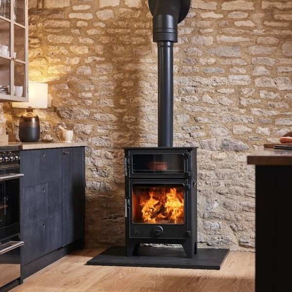 Dean Forge Baker W5 Eco - 5kw Wood Burning Stove with Oven